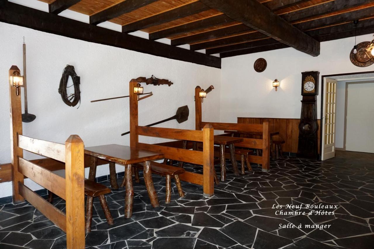 Les Neuf Bouleaux Bed and Breakfast Job Buitenkant foto